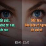 Mắt phải giật mang lại điềm gì?